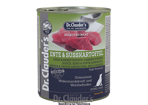 Dr. Clauder's Selected Meat Duck & Sweet Potato - Targa Pet Shop