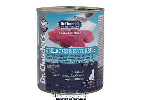 Dr. Clauder's Selected Meat Coalfish & Brown Rice - Targa Pet Shop