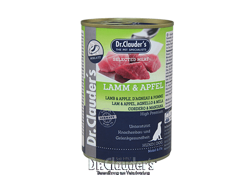 Dr. Clauder's Selected Meat: Lamb & Apple - Targa Pet Shop