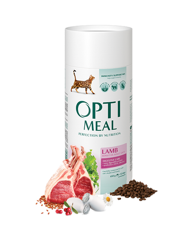 Complete Dry Pet Food For Adult Cats With Sensitive Digestion - Lamb