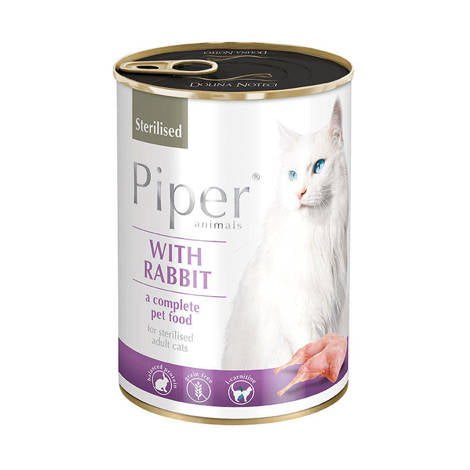 Piper Cat With Rabbit Sterilised Wet Food