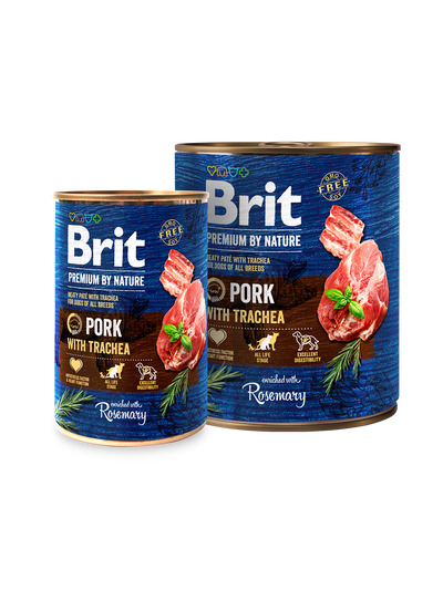Brit Premium by Nature Pork with Trachea - Targa Pet Shop