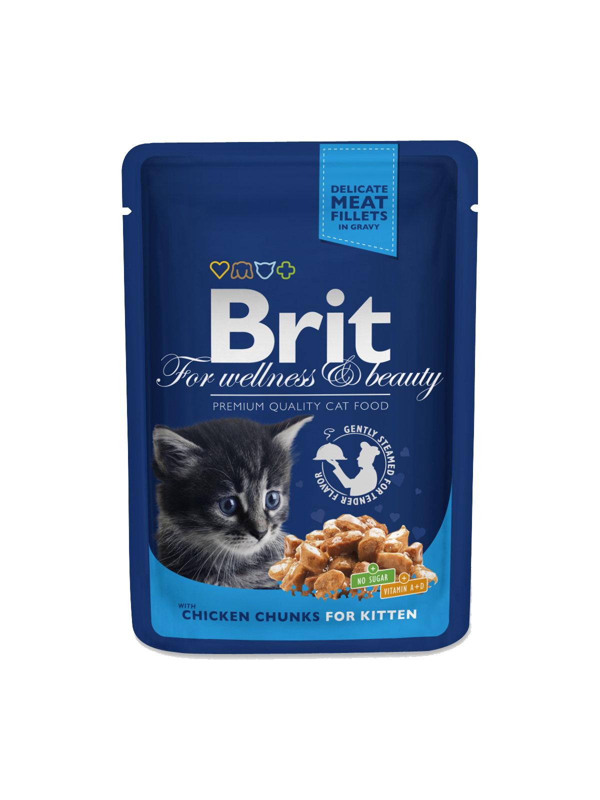 Brit Premium Cat Pouches Chicken Chunks for Kitten - Targa Pet Shop