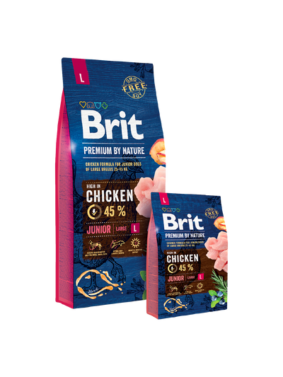 Brit Premium By Nature Junior Large - Targa Pet Shop
