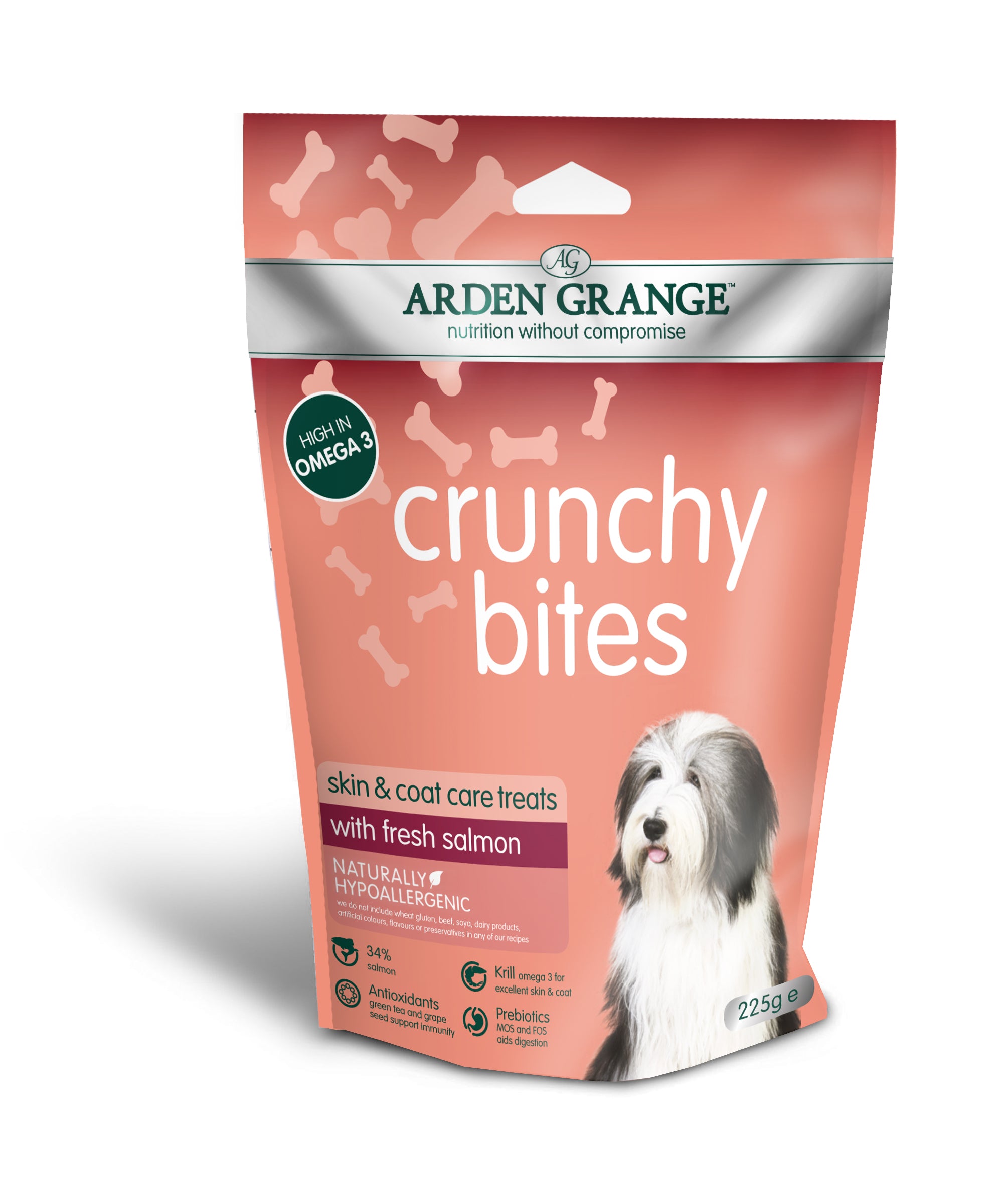 Arden Grange Crunchy Bites with Fresh Salmon Tat Targa Pet Shop