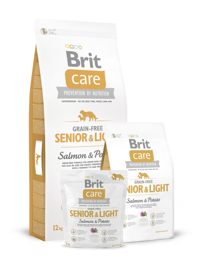 Brit Care Grain-Free Senior&Light Salmon & Potato - Targa Pet Shop