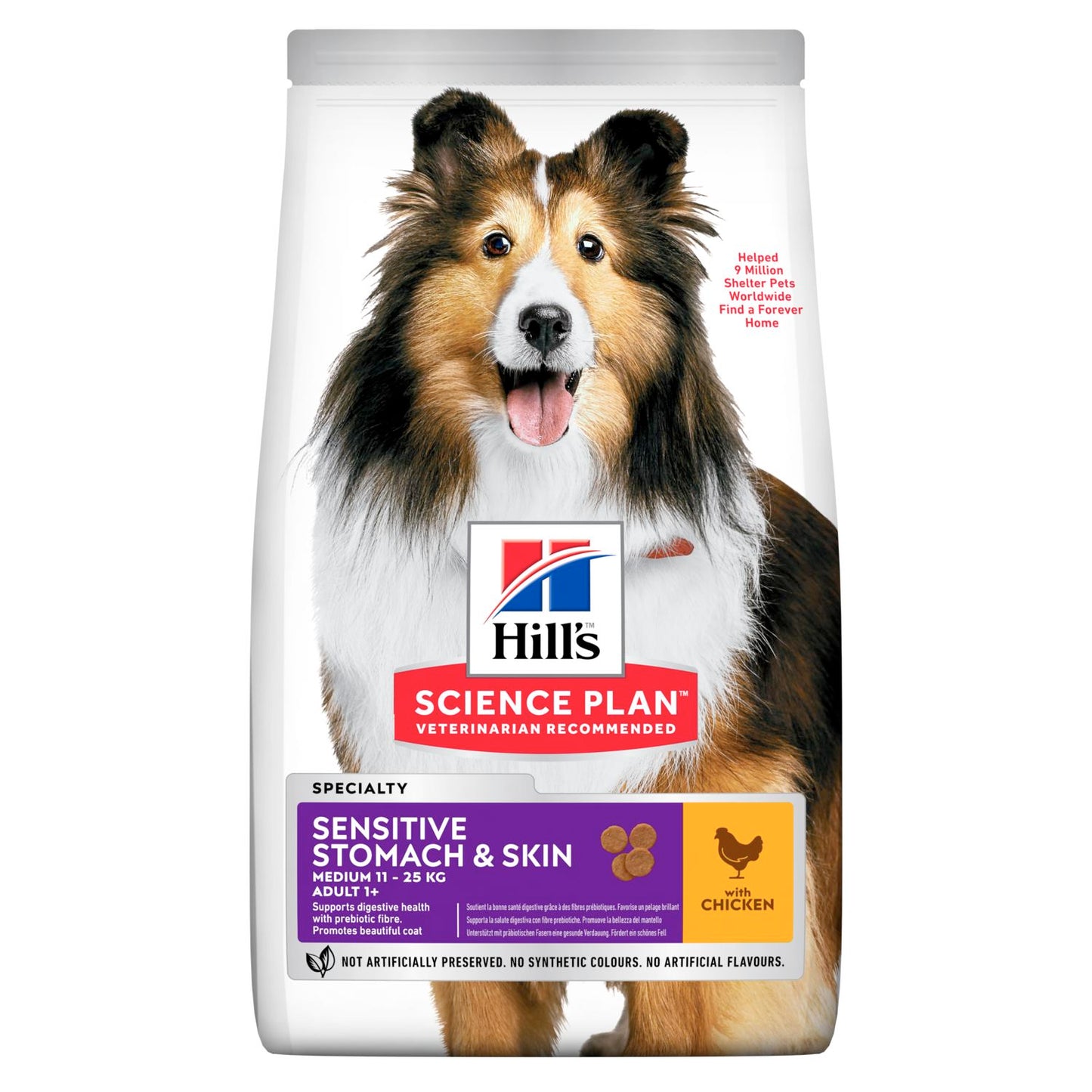 HILL'S SCIENCE PLAN Sensitive Stomach & Skin Medium Adult Dog Food with Chicken - Targa Pet Shop