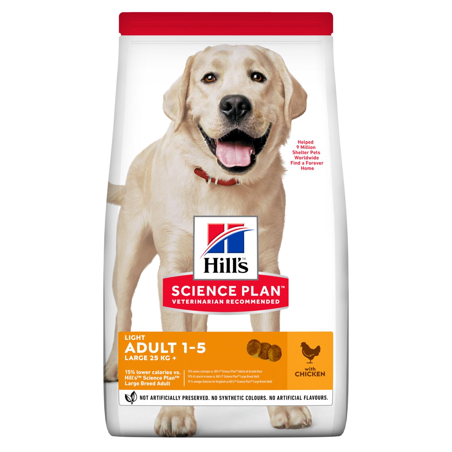 HILL'S SCIENCE PLAN Light Large Breed Adult Dog Food with Chicken - Targa Pet Shop
