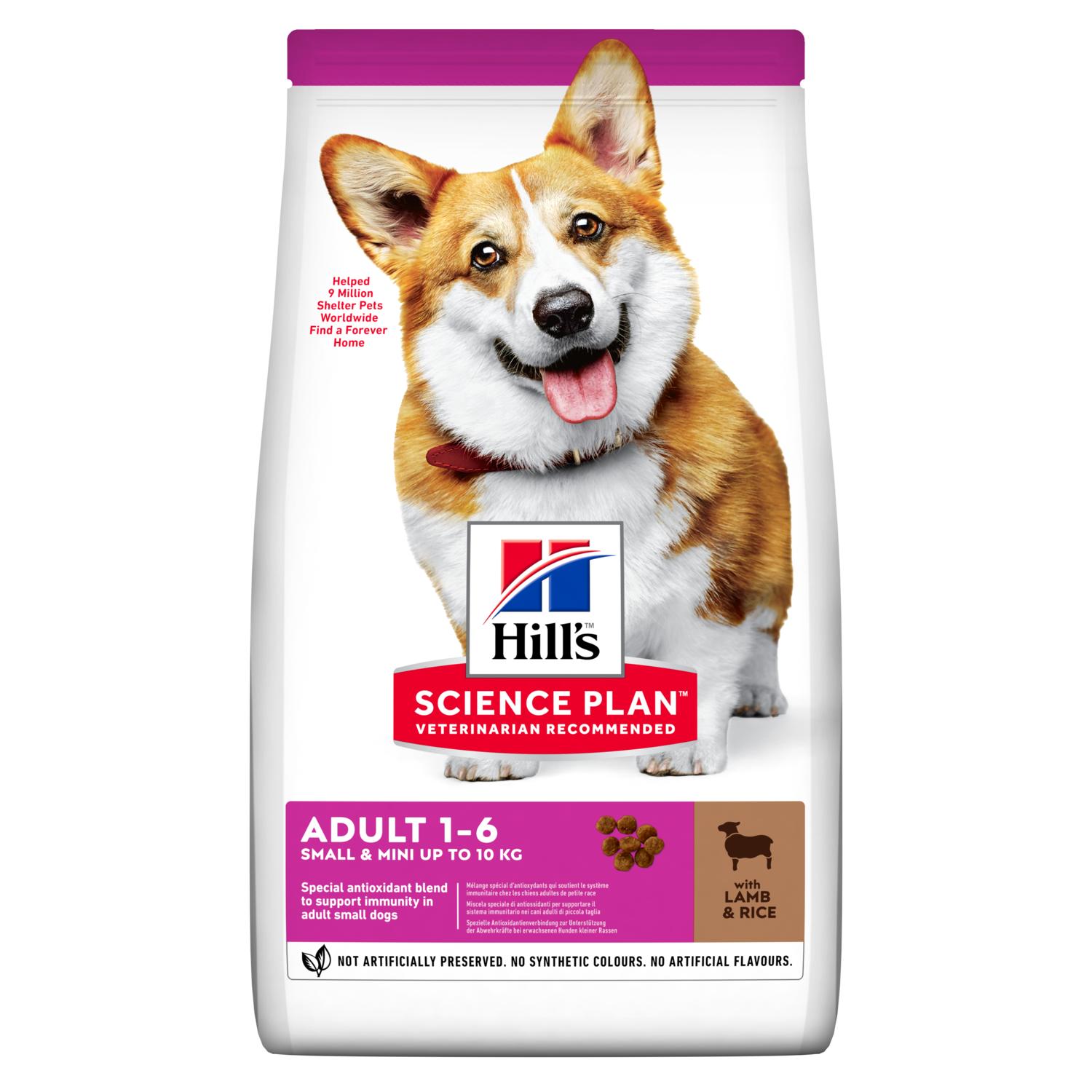 Mini adult dog store food