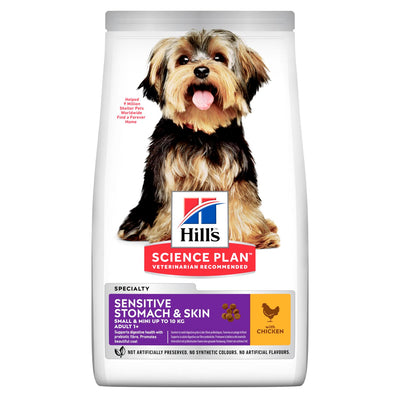 HILL'S SCIENCE PLAN Sensitive Stomach & Skin Small & Mini Adult Dog Food with Chicken - Targa Pet Shop