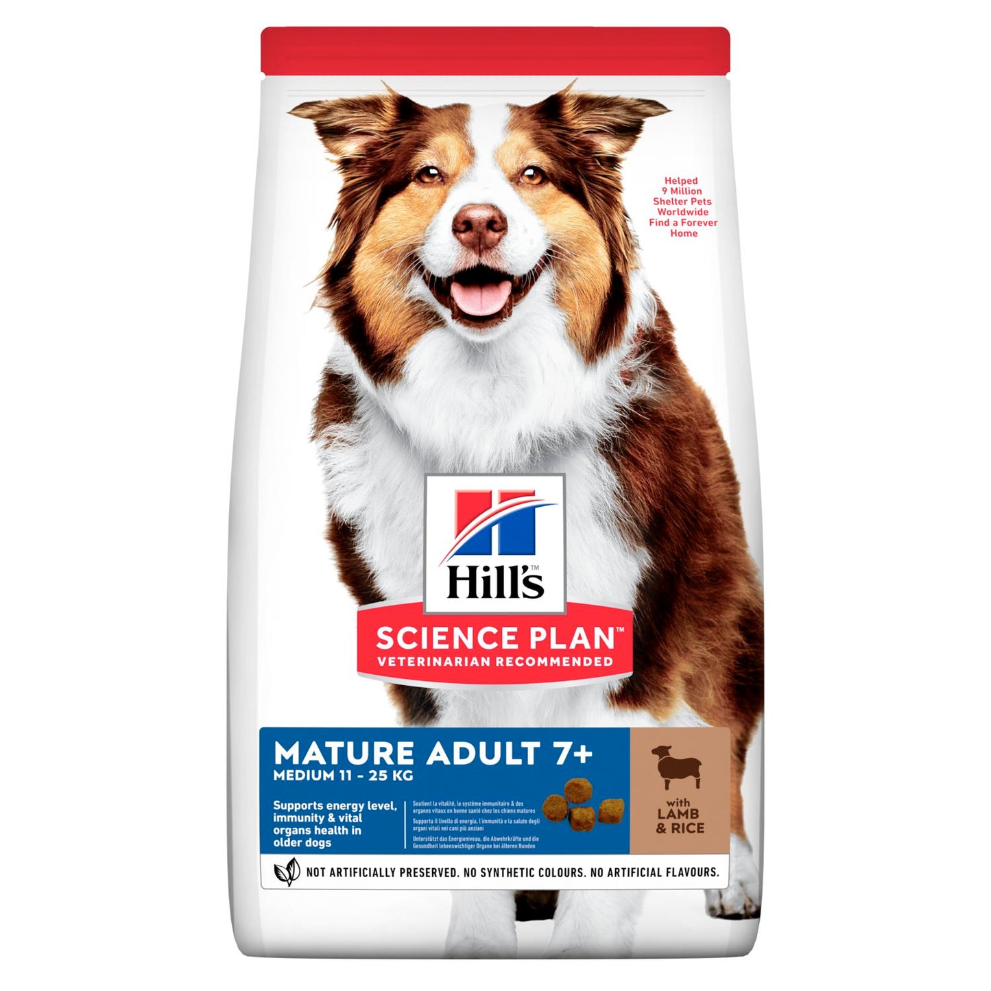 HILL'S SCIENCE PLAN Medium Mature Adult 7+ Dog Food with Lamb & Rice - Targa Pet Shop